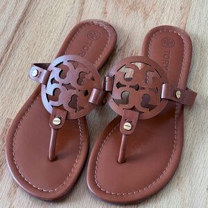 TORY BURCH MILLER SANDAL- VINTAGE VACHETTA Women’s 6.5